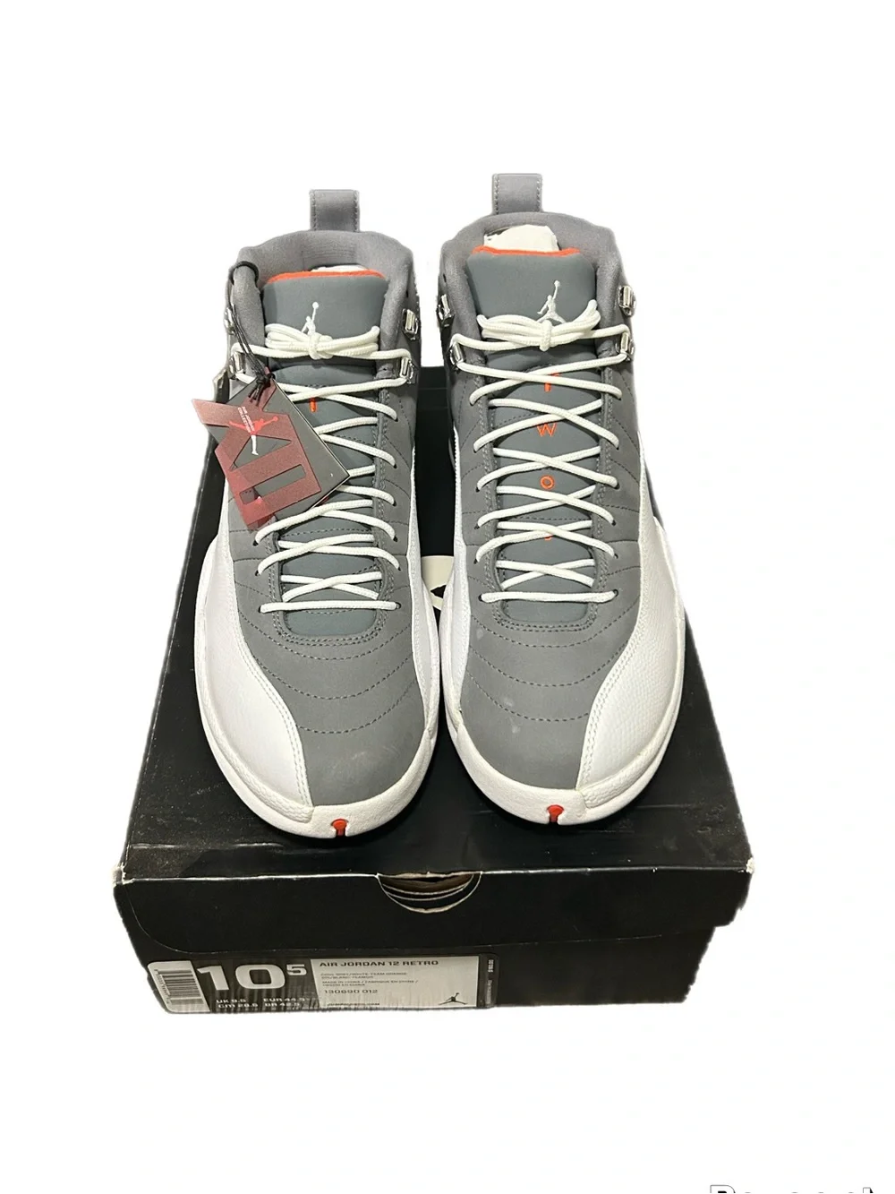 Jordan 12 Retros - Gray, White, Orange